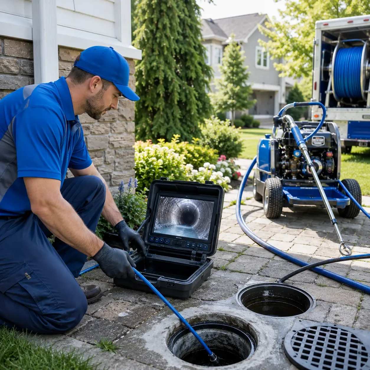 Outdoor drain cleaning professionals serving Laceyville, PA